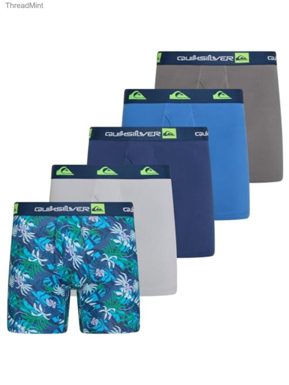 Mens Boxer Briefs 5 Pack Stretch Performance Moisture Wicking